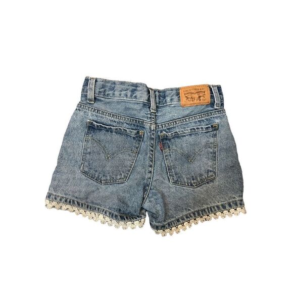 Levi’s Denim Girlfriend Short - Girls 8 - Picture 5 of 6